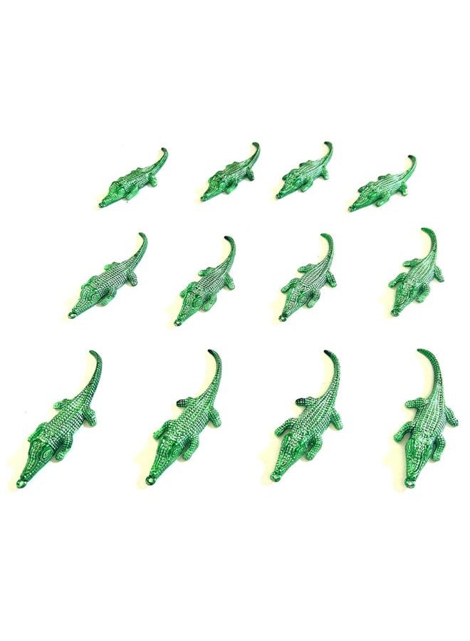GZYSSL 24 Pcs Mini Plastic Alligator Boil Party Supplies Green Alligator Seafood Boil Party Decorations - Image 2