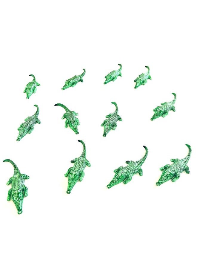 GZYSSL 24 Pcs Mini Plastic Alligator Boil Party Supplies Green Alligator Seafood Boil Party Decorations - Image 3
