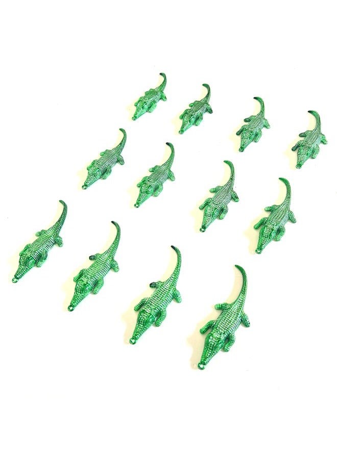 GZYSSL 24 Pcs Mini Plastic Alligator Boil Party Supplies Green Alligator Seafood Boil Party Decorations - Image 5