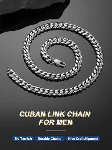ChainsPro Curb Cuban Link Chain Necklaces for Men Jewelry 28inch Stainless Steel Colar Silver Color - Image 2