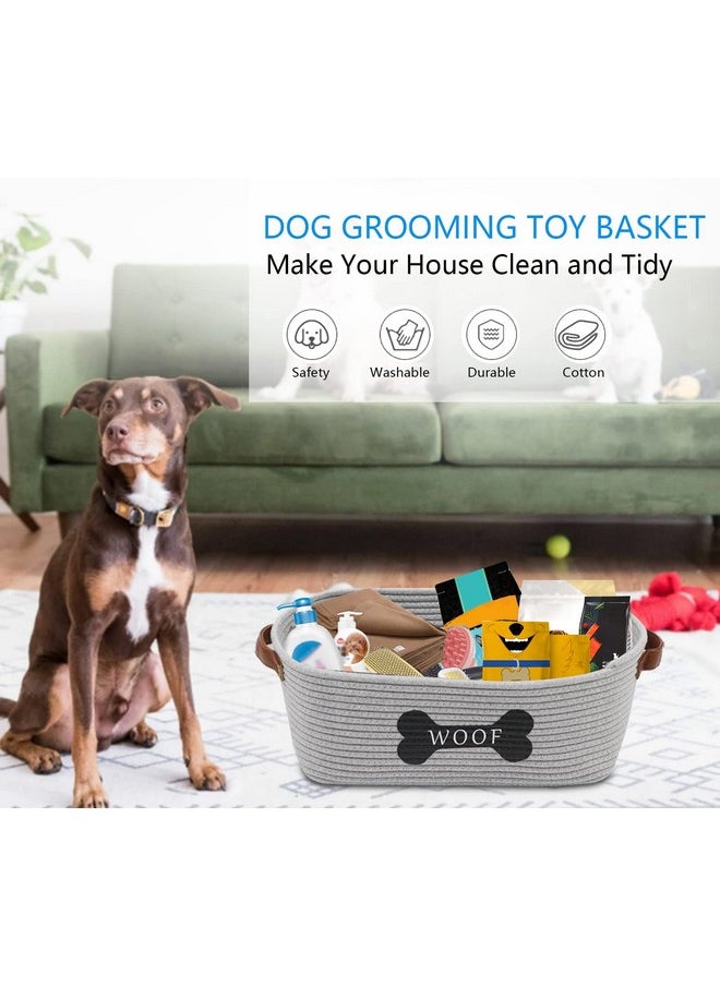 Cotton Rope Dog Toy Basket With Handle, Large Dog Bin, Puppy Kitty Bed, Dog Toy Basket - Perfect For Carry Pet Toys, Blankets, Leashes, Chew Toys, Diapers - pzsku/Z5D73810F99990EEACFF2Z/45/_/1733729870/09372301-50f9-4957-a677-72d59c881686