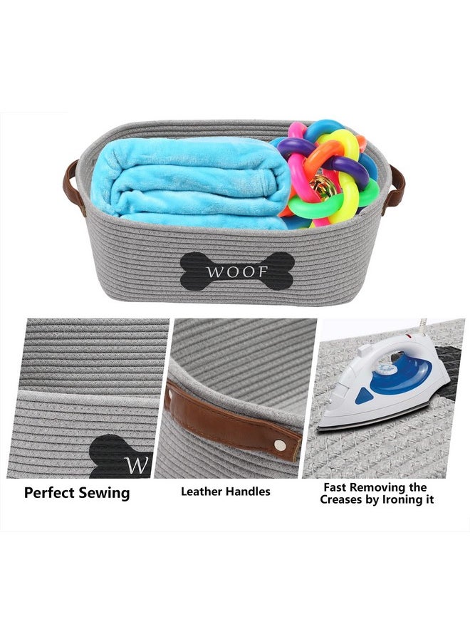 Cotton Rope Dog Toy Basket With Handle, Large Dog Bin, Puppy Kitty Bed, Dog Toy Basket - Perfect For Carry Pet Toys, Blankets, Leashes, Chew Toys, Diapers - pzsku/Z5D73810F99990EEACFF2Z/45/_/1733729897/f2f43260-df79-498d-9846-4829eea97cf5