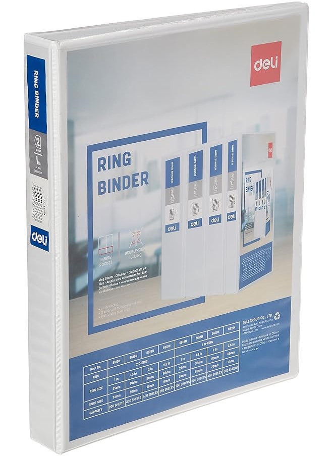 E5610N Ring Binder White - pzsku/Z5D73ABC717A178687612Z/45/_/1722499905/5669b08e-ab58-430a-bd94-8a580d7e24b4