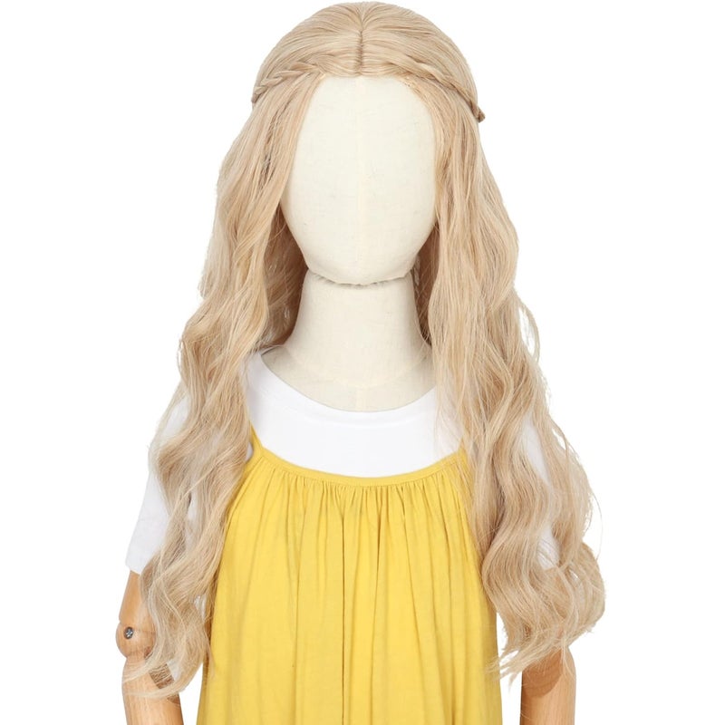 Yan Dream Long Wavy Blonde Hair Princess Halloween Costume Wig - Image 1