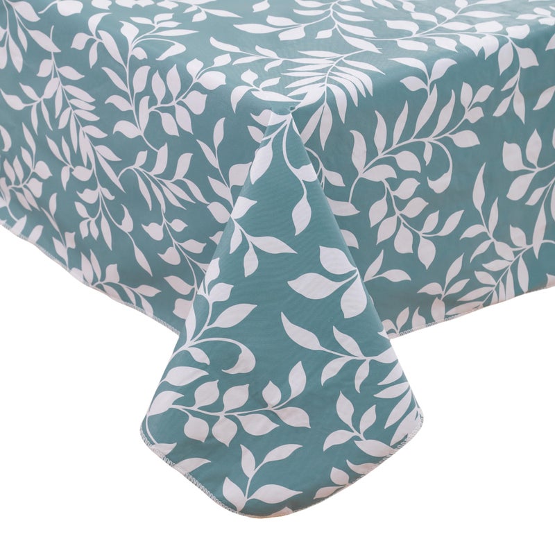 Walrus Heavy Duty Vinyl Tablecloth with Flannel Backing Waterproof Oil-Proof Plastic Table Cloth Stain-Resistant Wipeable Rectangle or Square Table Cover for Indoor and Outdoor (Branch, 60X102 Inch) - Image 1