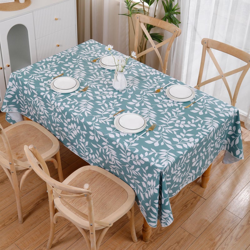 Walrus Heavy Duty Vinyl Tablecloth with Flannel Backing Waterproof Oil-Proof Plastic Table Cloth Stain-Resistant Wipeable Rectangle or Square Table Cover for Indoor and Outdoor (Branch, 60X102 Inch) - Image 3