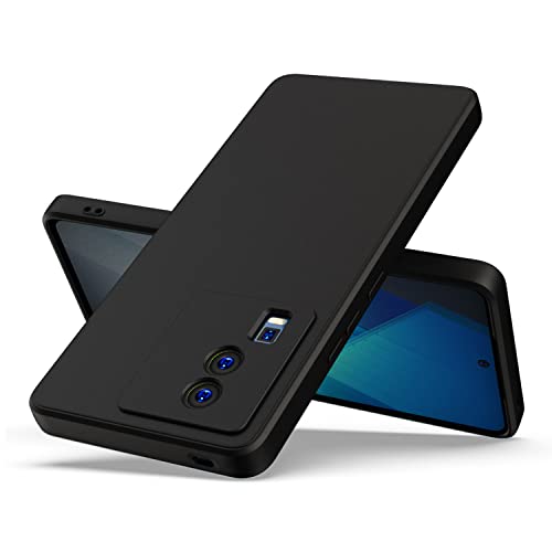 Kapa Matte Protective Lens Flexible Back Cover for IQOO Neo 7 / Neo 7 PRO (5G) | Slim Silicone with Soft Lining Shockproof Full Body Bumper Case (Black) - Image 5