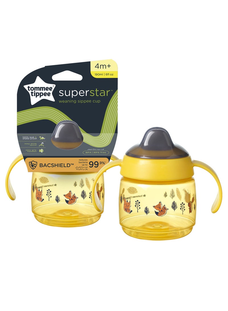 tommee tippee Superstar Sippee Weaning Cup Sippy Bottle For 4m+ 190 ml Assorted - Image 3
