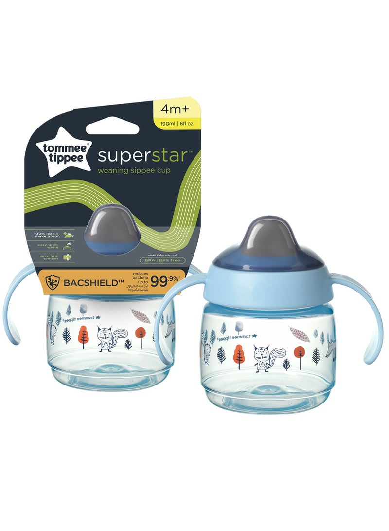 tommee tippee Superstar Sippee Weaning Cup Sippy Bottle For 4m+ 190 ml Assorted - Image 4