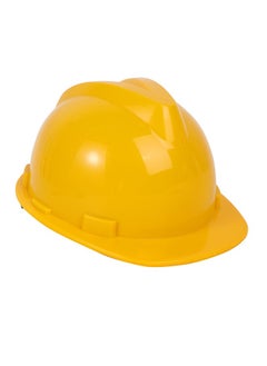 LAWAZIM Safety Helmet -Yellow- Impact-Resistant HDPE Protective Hard Hat with Comfortable Sweatband, Chin Strap, and Headgear - for Construction Sites Industrial Work Engineering Projects Outdoor Work  - Image 1