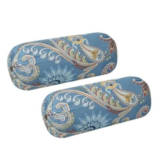 S&S Sands® Cotton Bolster/Pillow Covers| Round Bedside Long Pillow Cover|King Size Covers|Dewan Pillow Cover Set 16 X 32 |Bolster Cover Set of 2 (Multicolor) - Image 3