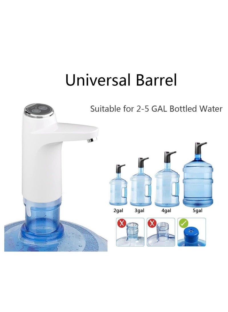Water Dispenser, Portable Water Bottle Pump for Universal 3, 4 and 5 Gallon with USB Electric Charging and Automatic Off Switch - Image 2