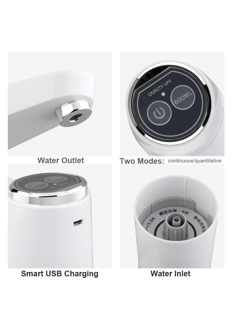 Water Dispenser, Portable Water Bottle Pump for Universal 3, 4 and 5 Gallon with USB Electric Charging and Automatic Off Switch - Image 3