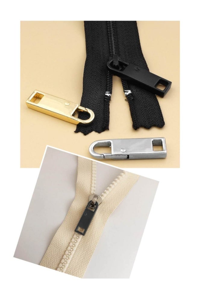 OASIS-TH Replacement Zipper,4 Pieces Zipper%BF%E7%BF%BB%E8%AF%91&oq=&gs_lcrp=EgZjaHJvbWUqD Pull Tabs Zinc Alloy Pendant Zipper Extension Heavy Duty Zip Fixer Zipper Tags Repair Pull Tab for Clothes Luggage Suitcase Boots Handbags - Image 1