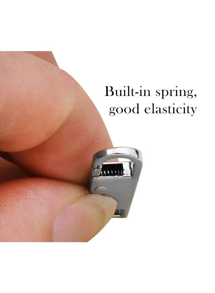 OASIS-TH Replacement Zipper,4 Pieces Zipper%BF%E7%BF%BB%E8%AF%91&oq=&gs_lcrp=EgZjaHJvbWUqD Pull Tabs Zinc Alloy Pendant Zipper Extension Heavy Duty Zip Fixer Zipper Tags Repair Pull Tab for Clothes Luggage Suitcase Boots Handbags - Image 5