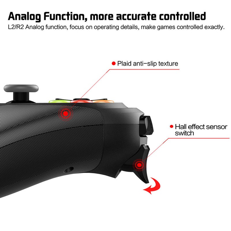 PG-9078 BT Wireless Gamepad Game Controller Joystick for iOS Android Tablet Phone Wireless Gamepad Video Switch - Image 3