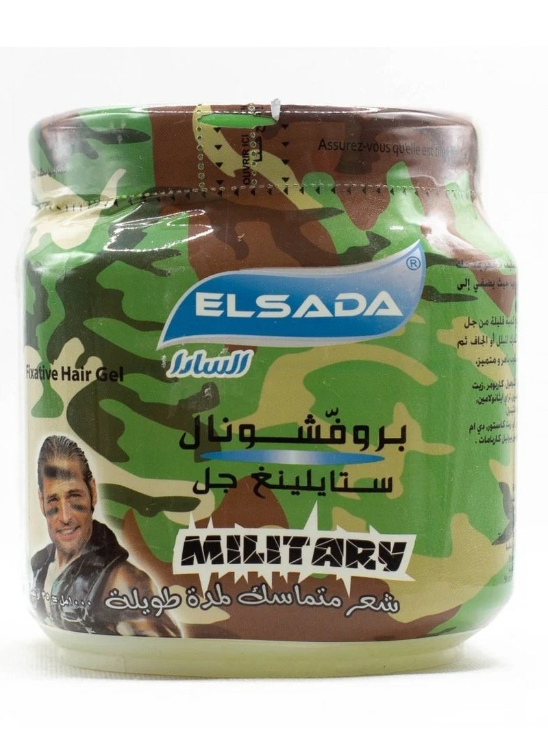 Elsada Professional Ultra Strong Hair Gel Military 1000ml 