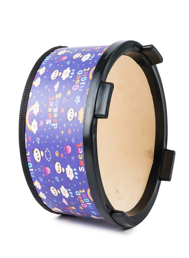 Musfunny Kids Floor Tom Drum Toddlers: Baby Music Toys 8 inch Percussion Instrument Child Drums - Montessori Toys Wooden Drum for Preschool Educational Birthday (Purple 8") - Image 3