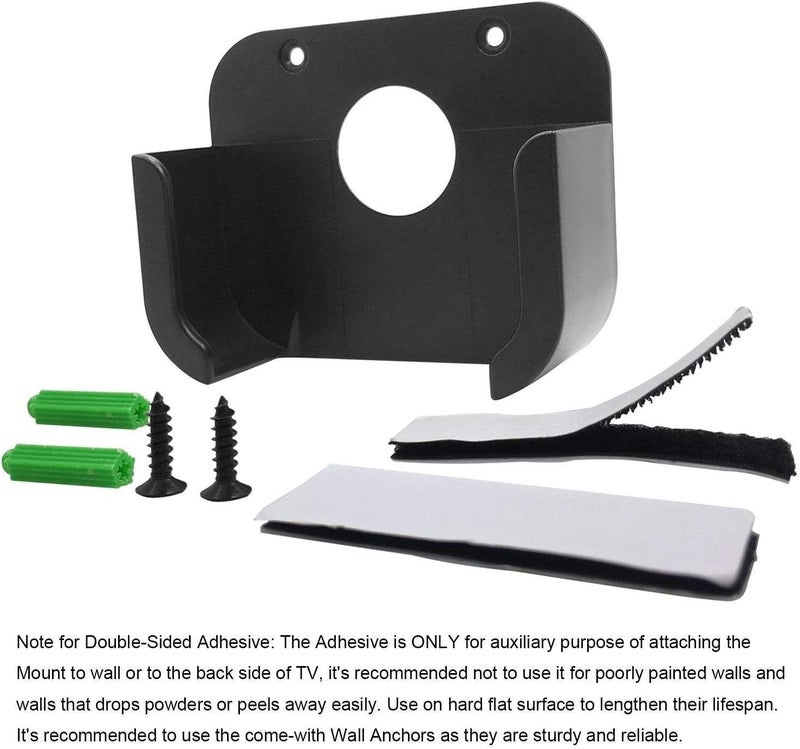 بينوو حامل الحائط مع غطاء التحكم عن بعد المتوافق مع Apple TV4 4K - حامل التلفزيون وغطاء الحماية لجهاز التحكم عن بعد Siri المناسب لـ Apple TV 4/4K [الجيل الخامس] (أسود) - Image 5