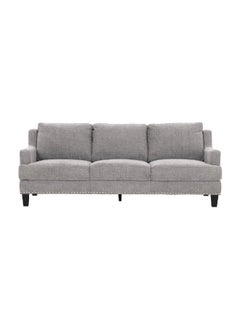 Elegant and Modern Design 3-Seater Sofa with Cushion Grey 75 x 93 x 217 cm SS5377BF63D- GR