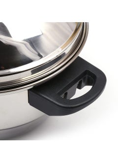 KCL KCL Stainless Steel Sandwich Bottom MultiKadai Idly Steamer / 21 Idly - 3 Plate  - Image 3