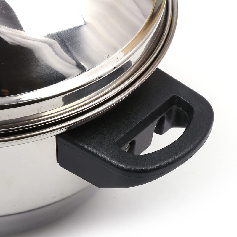 KCL Stainless Steel Sandwich Bottom MultiKadai Idly Steamer / 21 Idly - 3 Plate - Image 3