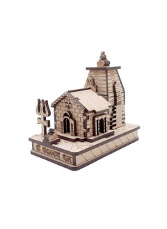 AKCraft AK Craft 3D Wooden KEDARNATH Temple Model for OfficeTemple CAR Home Gift Size 9 X 9 X 65 CM  - Image 1