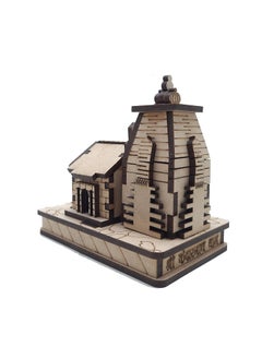 AKCraft AK Craft 3D Wooden KEDARNATH Temple Model for OfficeTemple CAR Home Gift Size 9 X 9 X 65 CM  - Image 3