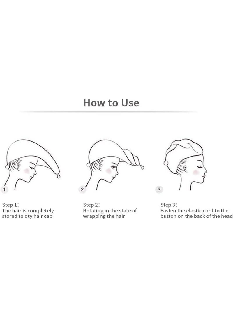 Quick Dry Microfiber Hair Towel Turban for Women & Girls – Soft and Gentle Hair Wrap for Styling, Sleep, and Frizz Control – Lightweight, Durable, and Comfortable Hair Drying Cap for Smooth, Healthy Hair - Image 4