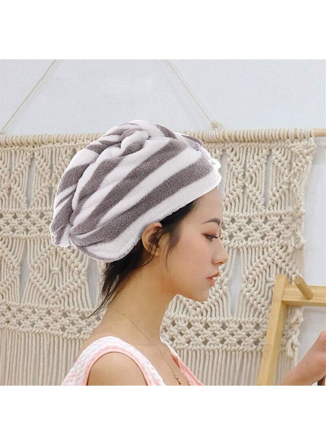 Quick Dry Microfiber Hair Towel Turban for Women & Girls – Soft and Gentle Hair Wrap for Styling, Sleep, and Frizz Control – Lightweight, Durable, and Comfortable Hair Drying Cap for Smooth, Healthy Hair - Image 5