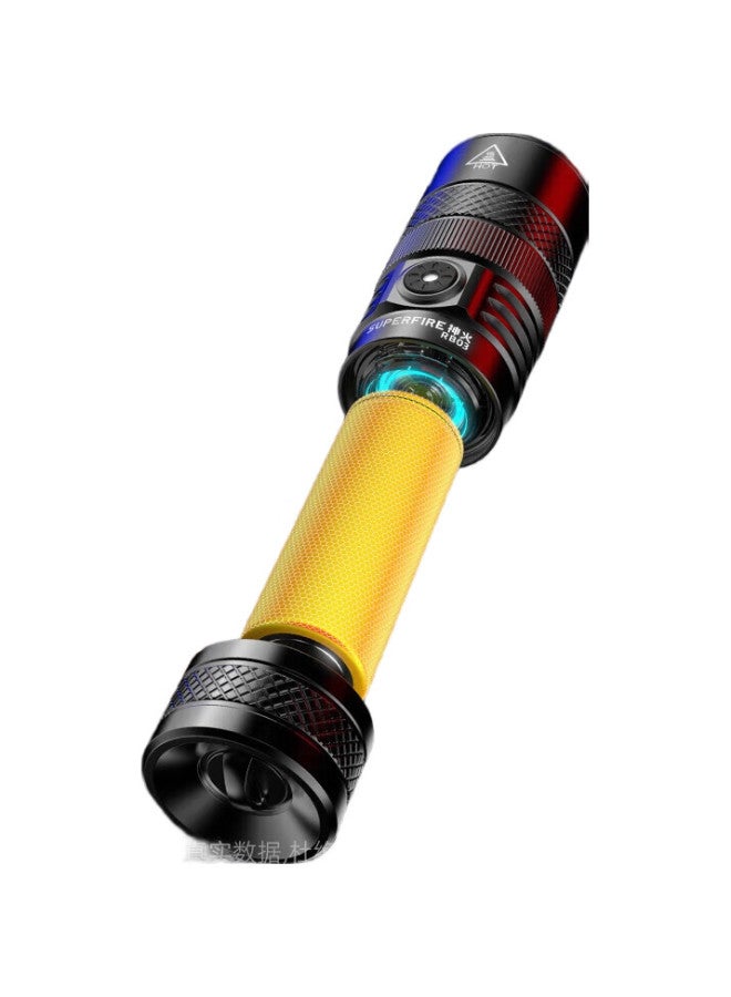 SupFire Flashlight, High Brightness, Long Battery Life, Outdoor Survival, Ultra-Bright, Zoomable, Long-Range, Military-Grade, Outdoor Cycling, Compact, Home-Use Light - Image 3