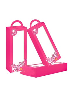 ThePartyPopper Pink Princess Theme Hot Pink Babe Boxes - 12 Pack Candy Treat Gift Boxes  - Image 1