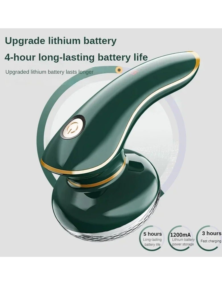 AROAQ Electric Lint Remover, USB Rechargeable Pellet Remover Machine, Portable And Durable Fabric Shaver, Double Protection Efficient Fabric Fuzz Remover With Suction Device, (White) - Image 4