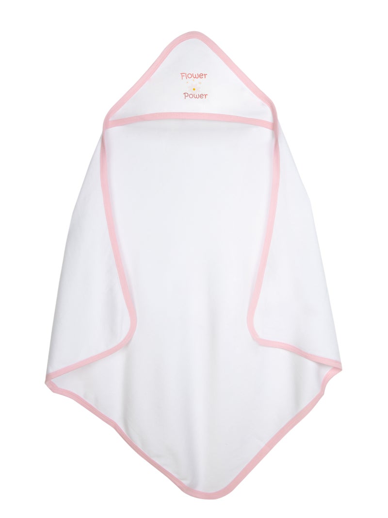 Babies Basic 100% Cotton Swaddle / Receiving Blanket for New Born, 75*75cm , Pink - Image 1