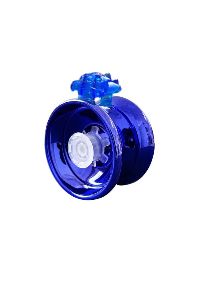 Generic - Cyber Red Yo-Yo Children's Luminous Yo-Yo Yoyo Live Sleep Automatic Swing Boy Uu Ball Beginner Beginner-Color:[buy One Get One Free] Prairie Green + Deep Sea Blue (2 Finger Cots + 4 Ropes Free) - Image 1