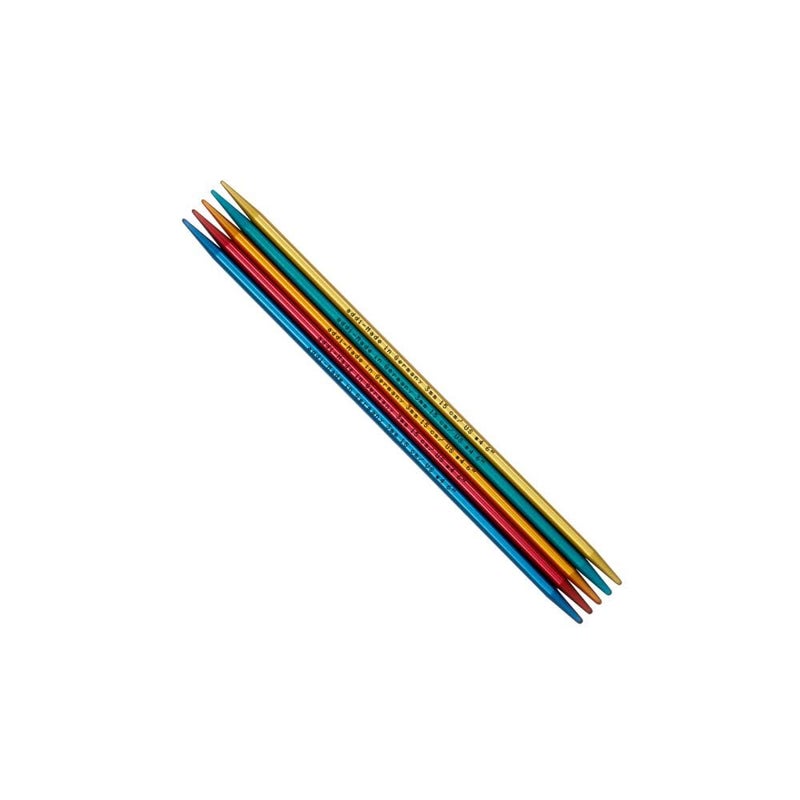 Addi FlipStix Double Pointed Knitting Needles 6inch 15cm Set of 5 US Size 2 3mm