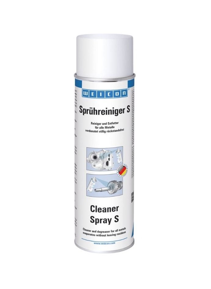 Weicon WEICON Cleaner Spray S 500 ml Strong Degreaser for Metal Glass Ceramic and Plastic  - Image 1