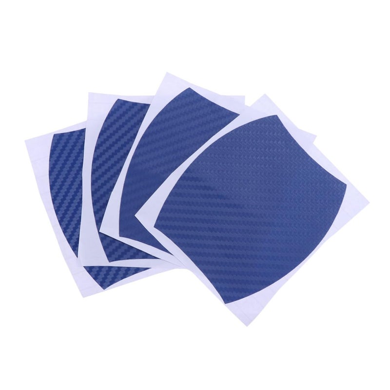 Blue Car Door Handle Scratch Resistant Protector Film 4 Pieces - Image 2