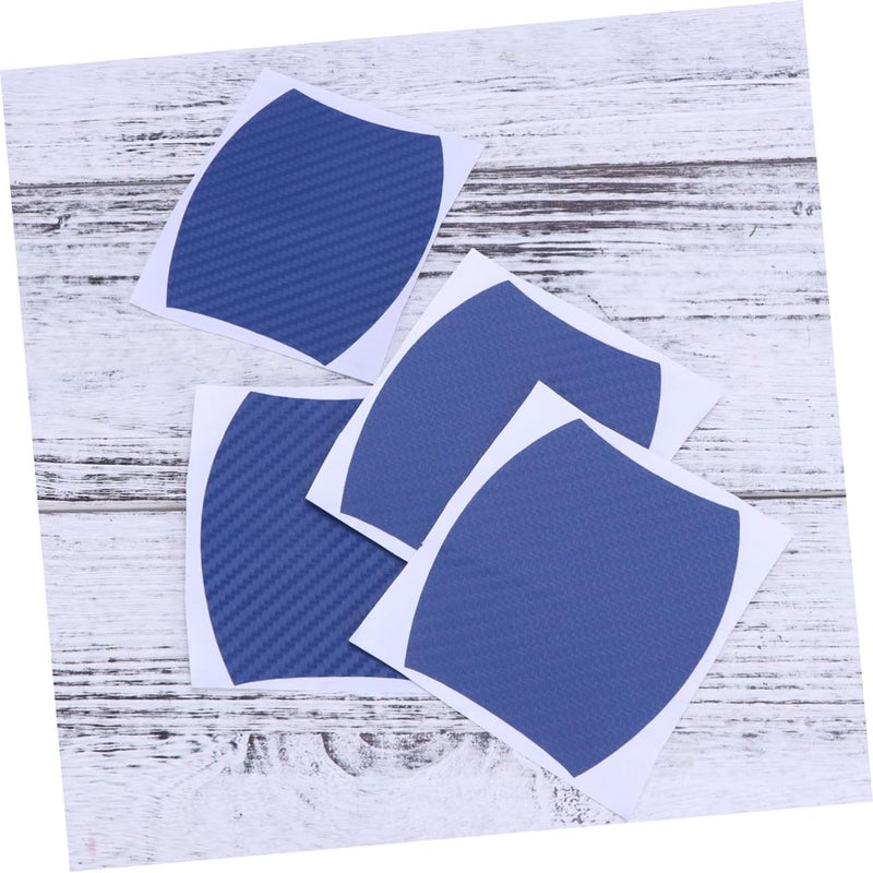 Blue Car Door Handle Scratch Resistant Protector Film 4 Pieces - Image 3