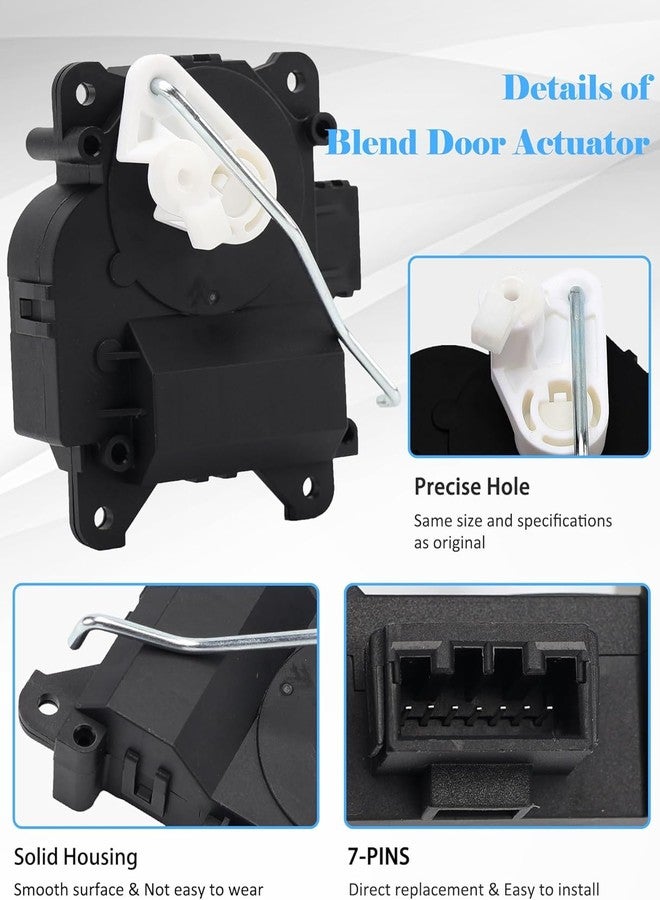 E-Shin 604-376 HVAC Air Heater Blend Door Actuator Compatible with Honda 1998-2002 Accord 1999-2004 Odyssey 2003-2008 Pilot 2001-2006 Acura MDX Main - Mode Replaces# 79140-S0X-A01 79140-S84-A01 - Image 3