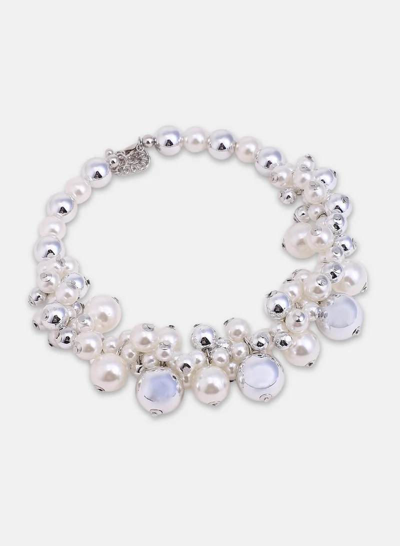 SOHI Soiree-Cluster Collar Artificial Necklace Jewellery