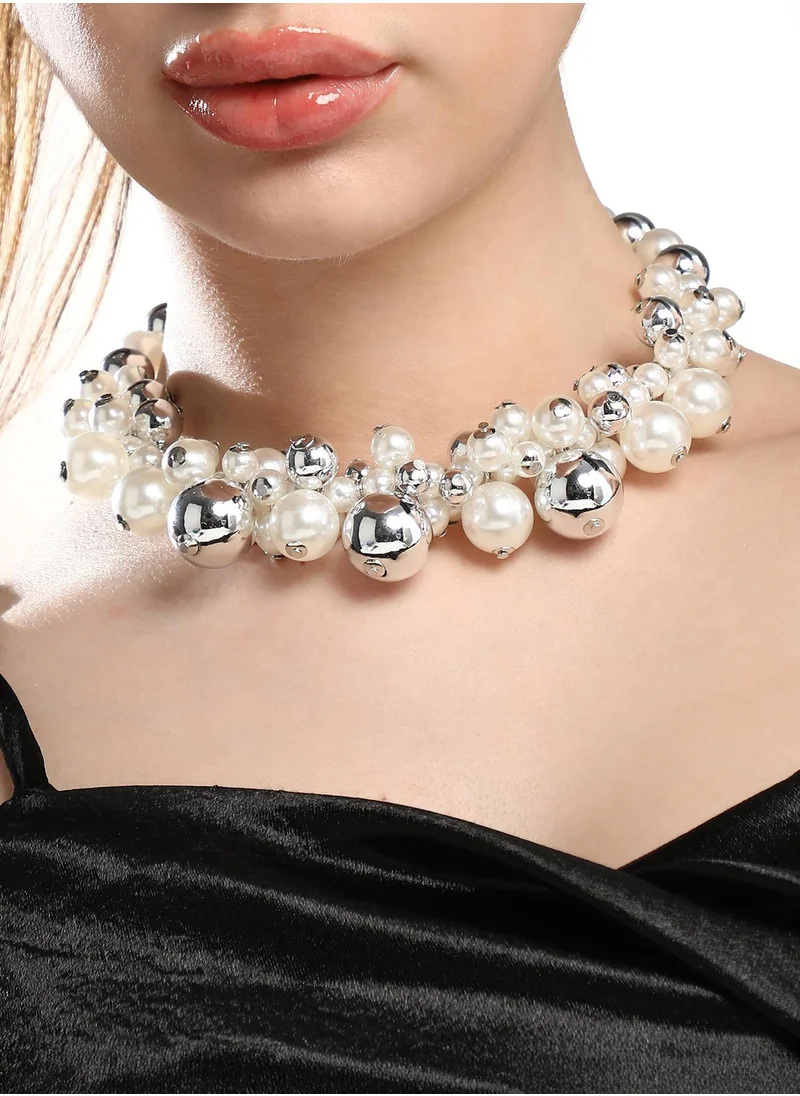 سوهي Women's The Soiree-Cluster Collar Necklace