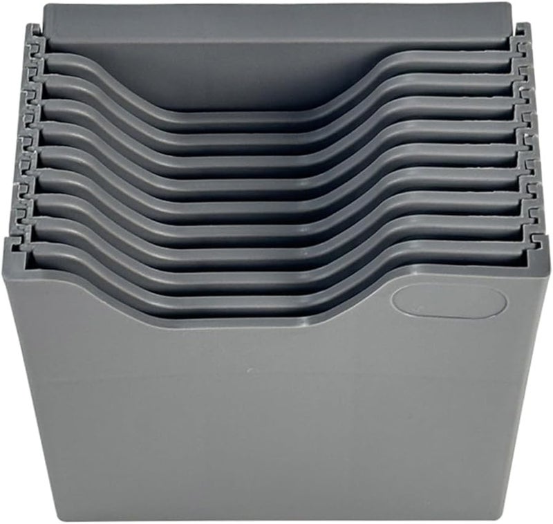 Black Expandable Time Card Rack Lightweight Multifunctional for Office Indoor Outdoor Attendance Management - Image 5