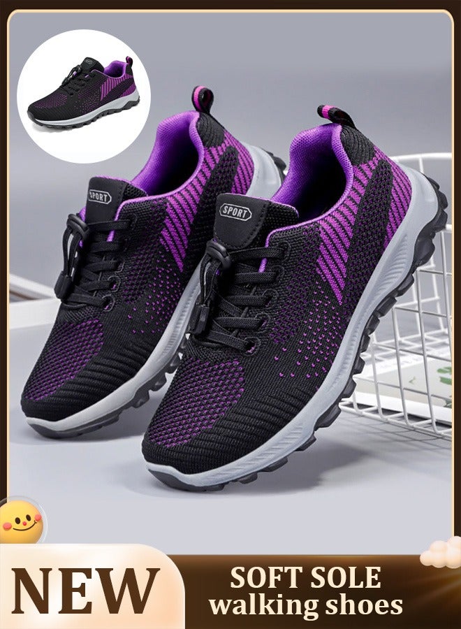 Sports shoes: anti-slip, soft soles, breathable mesh, shock-absorbing, stylish casual sports shoes, ultra-lightweight, available in large sizes  - Image 1