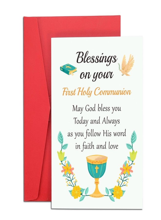 Fleure Esme First Communion Gifts for Girls Boys Kids 2026 First Communin Card for Teen Girl Boy Easter 1st Holy Communion Gifts for Christian Bible Verse Religious Baptism Catholic Boys Girls Confirmation Gift - Image 1