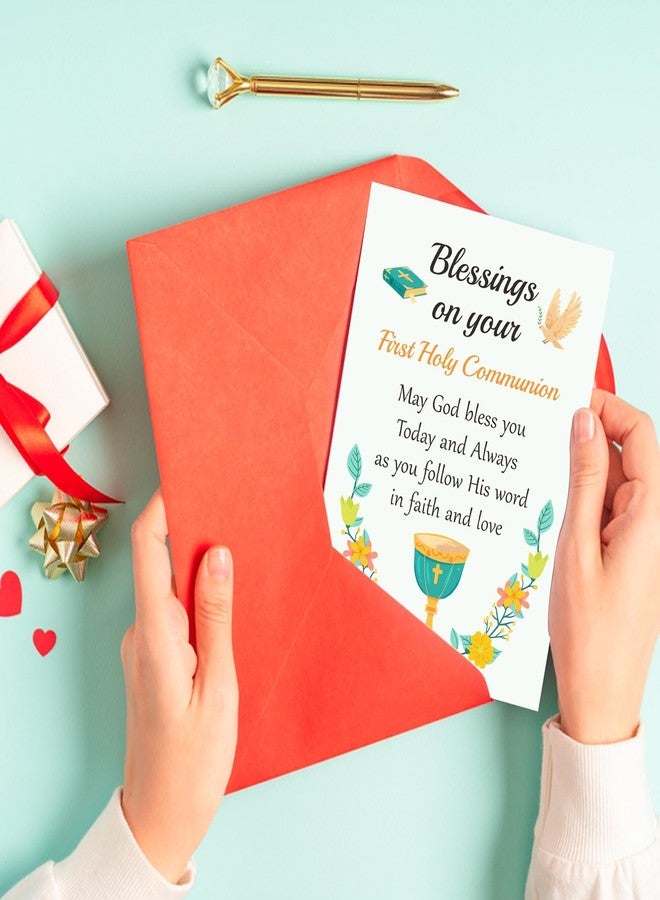 Fleure Esme First Communion Gifts for Girls Boys Kids 2026 First Communin Card for Teen Girl Boy Easter 1st Holy Communion Gifts for Christian Bible Verse Religious Baptism Catholic Boys Girls Confirmation Gift - Image 4