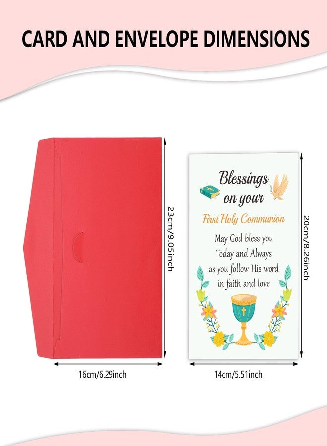 Fleure Esme First Communion Gifts for Girls Boys Kids 2026 First Communin Card for Teen Girl Boy Easter 1st Holy Communion Gifts for Christian Bible Verse Religious Baptism Catholic Boys Girls Confirmation Gift - Image 2