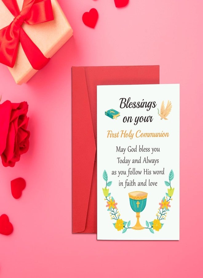 Fleure Esme First Communion Gifts for Girls Boys Kids 2026 First Communin Card for Teen Girl Boy Easter 1st Holy Communion Gifts for Christian Bible Verse Religious Baptism Catholic Boys Girls Confirmation Gift - Image 5