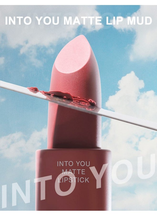 INTO YOU - Matte Lipstick Soft Ultra Highly Pigmented Nude Lip Stick Smooth Lightweight Lip Makeup For Women Cream Finish - Image 1