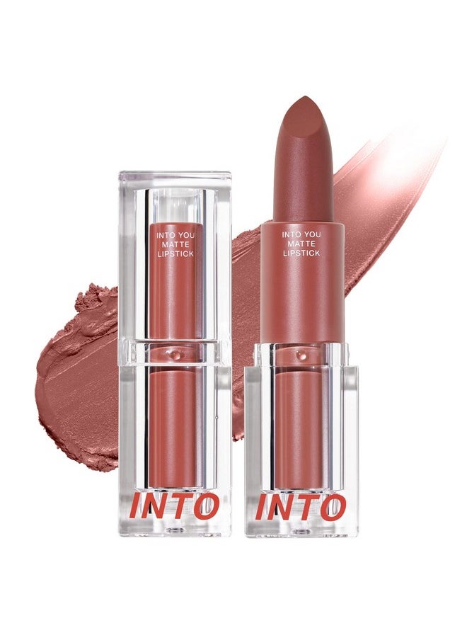 INTO YOU - Matte Lipstick Soft Ultra Highly Pigmented Nude Lip Stick Smooth Lightweight Lip Makeup For Women Cream Finish - Image 1